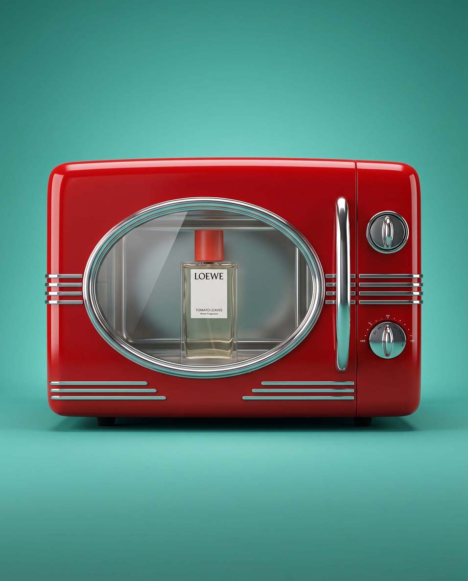 campagna social AI per collezione beauty, still life fotorealistico